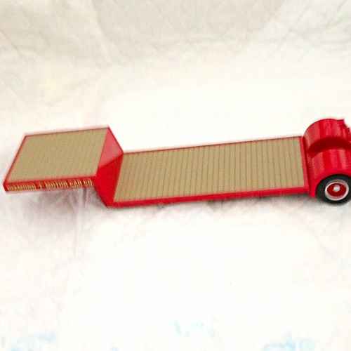 Corgi low loader car - car, hauler