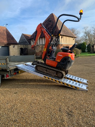 Heavy duty ton trailer - trailer, ramps